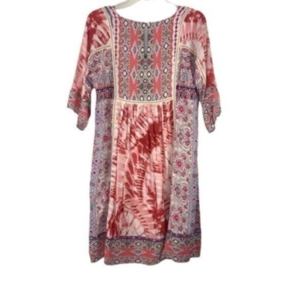 Sundance Boho Festival Tie Dye Mini Dress Wild Provence - Picture 7 of 7